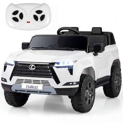 24V 4WD Ride On Car, Licensed Lexus GX550 Electric Vehicle, White Powered Ride On Toys at Gallery Canada