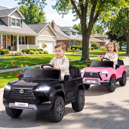24V 4WD Electric Ride On Car, For Ages 3+, Black Powered Ride On Toys at Gallery Canada
