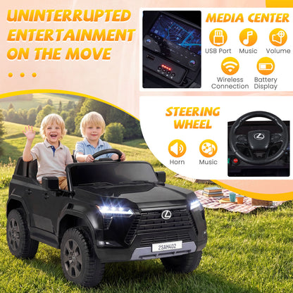 24V 4WD Electric Ride On Car, For Ages 3+, Black Powered Ride On Toys at Gallery Canada