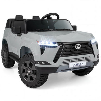 24V 4WD Ride On Car, Remote Control, Ages 3+, Gray Powered Ride On Toys Gray at Gallery Canada
