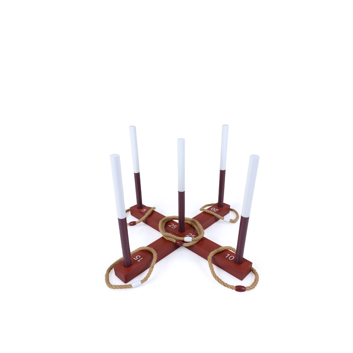 Ring Toss Game for Kids and Adult with 6 Rope Rings and Storage Bag, Brown Lawn Games at Gallery Canada