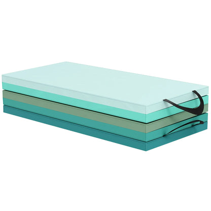 6ft Folding Gymnastics Mat, Thick Exercise Mat, Mixed Green Gymnastics Mats Mixed Green at Gallery Canada