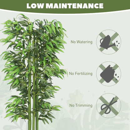 6FT Artificial Bamboo Trees Set of 2, Fake Plants with Nursery Pot Artificial Trees at Gallery Canada