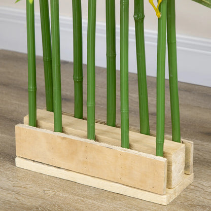 5ft Artificial Bamboo Tree, Faux Plant, Pine Wood Base, Indoor Decor Artificial Trees at Gallery Canada