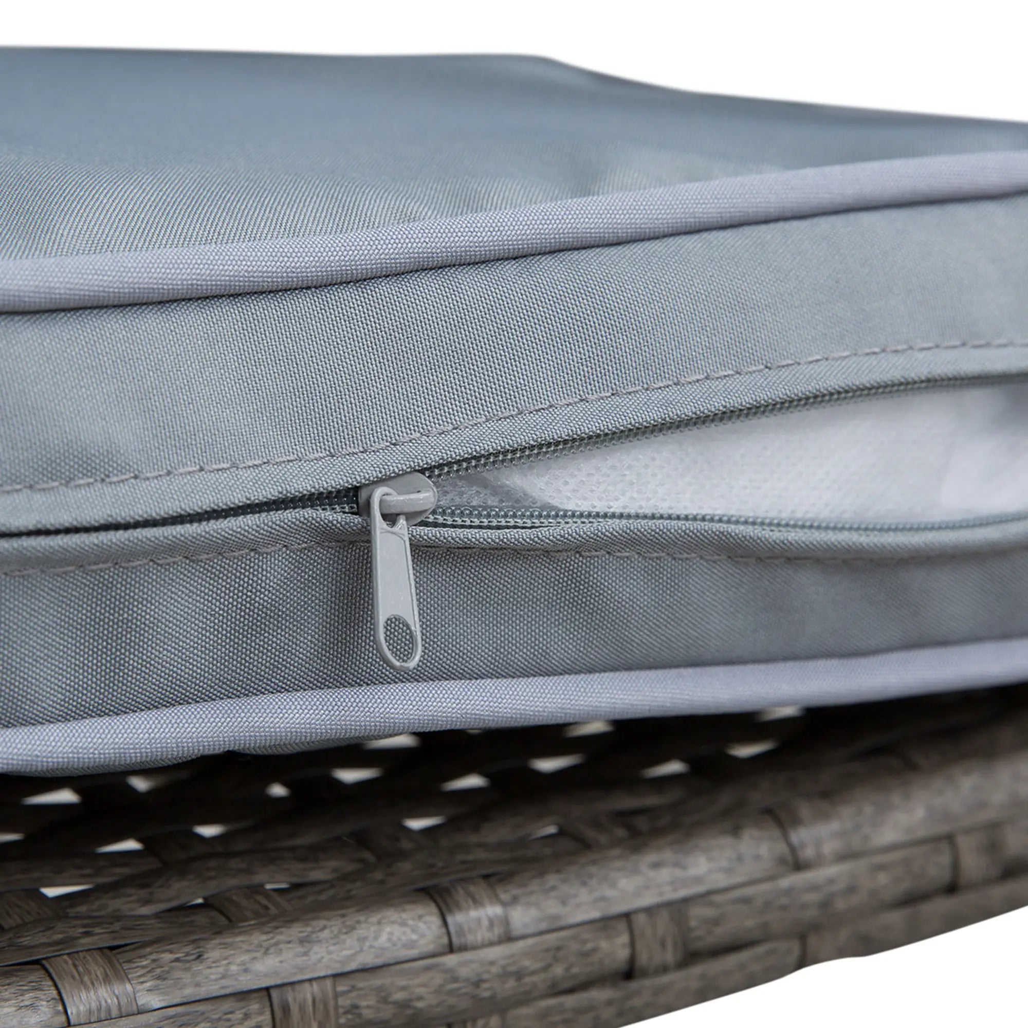 3-Piece Patio Bar Set, Wicker Bistro, PE Rattan Table and Stools, Grey Bistro Sets at Gallery Canada