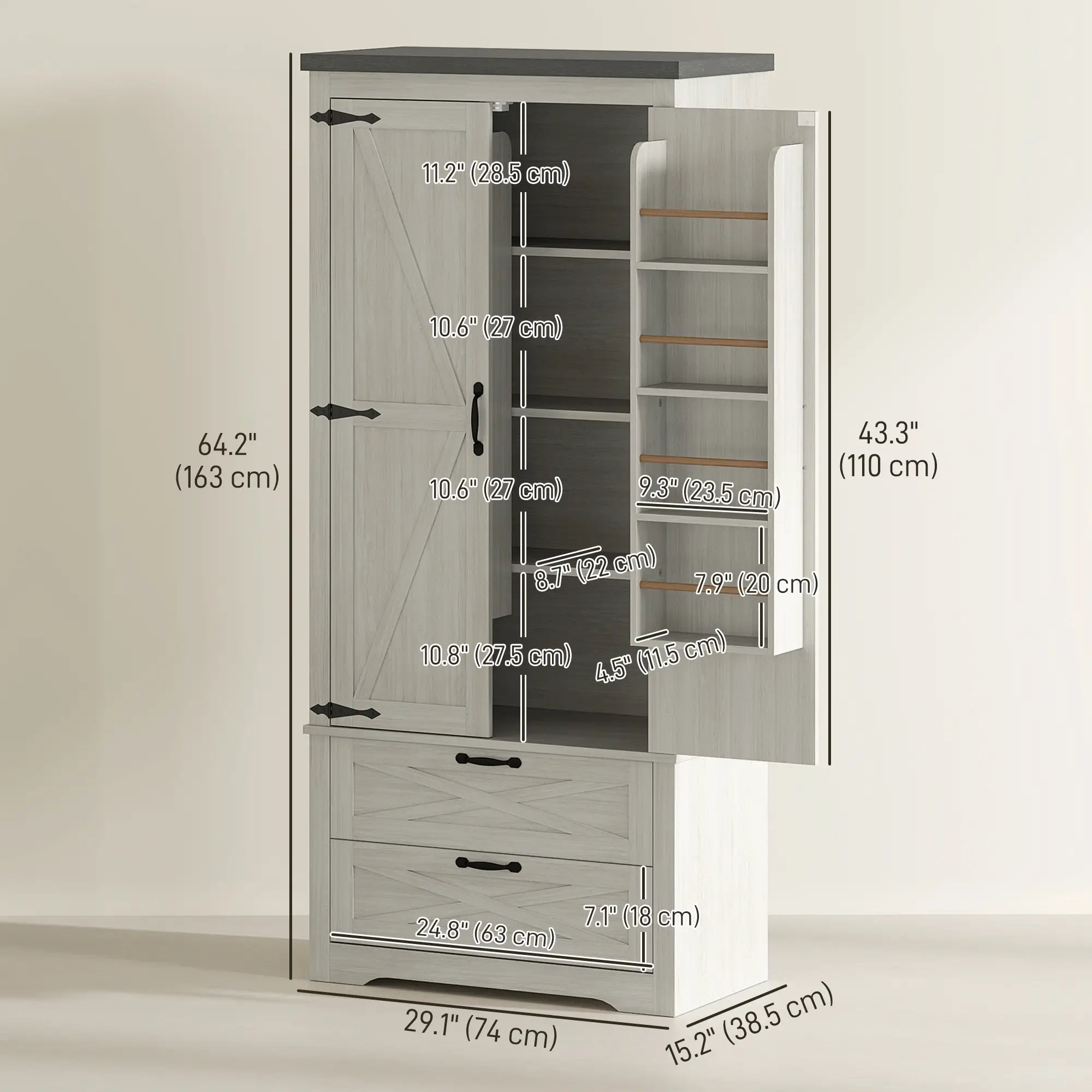 Farmhouse Kitchen Pantry, 64