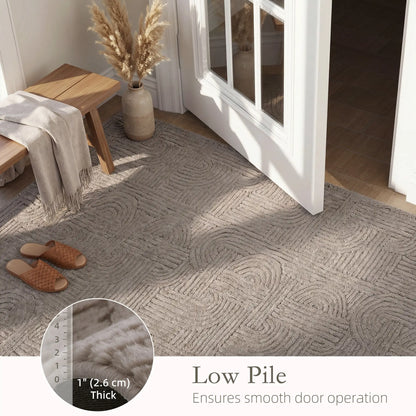 6x9 Faux Fur Rug, Non-Slip Carpet for Living Room, Bedroom, Tan Area Rugs at Gallery Canada