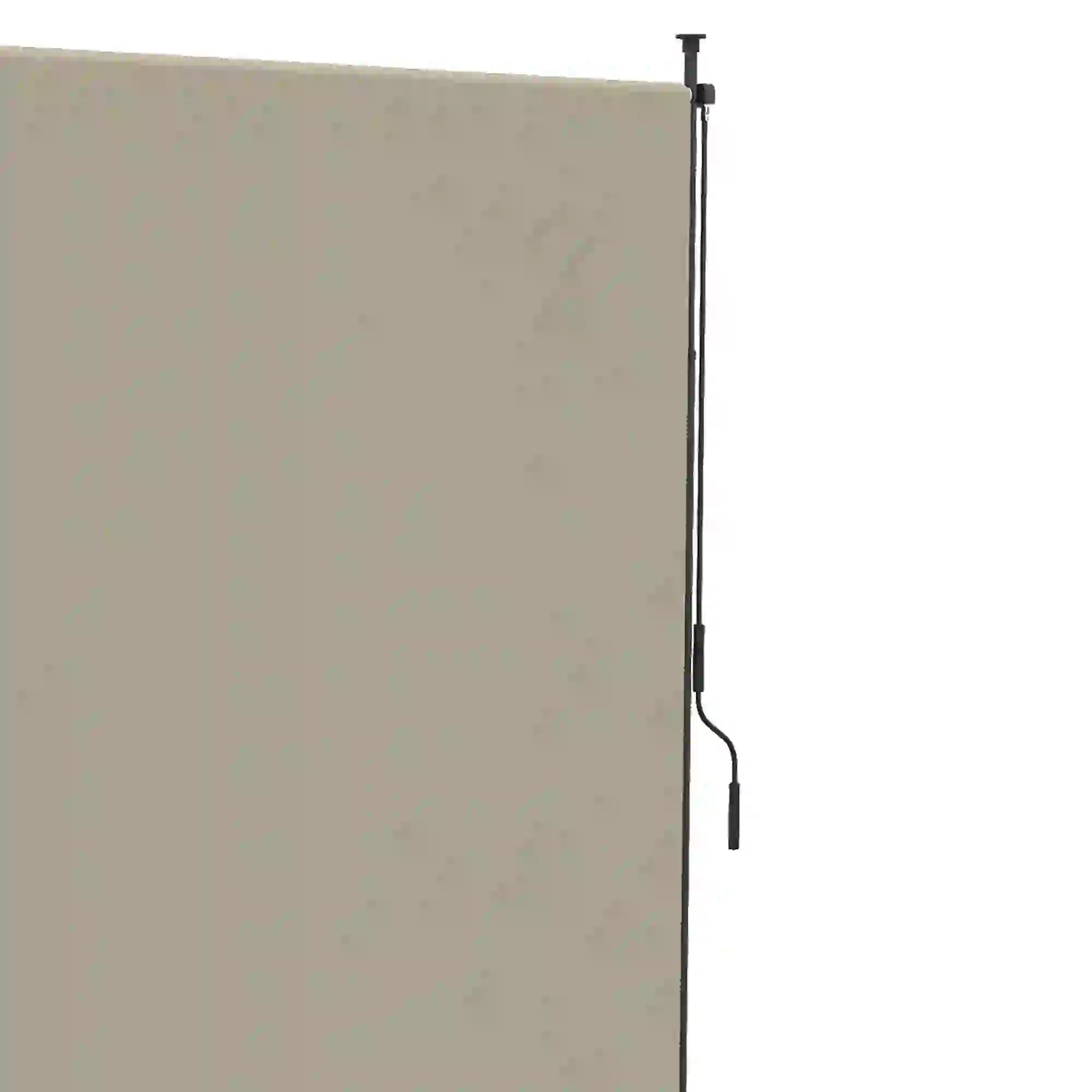 7' x 10' Retractable Patio Awning, Manual Outdoor Privacy Screen, Beige Retractable Side Awning at Gallery Canada