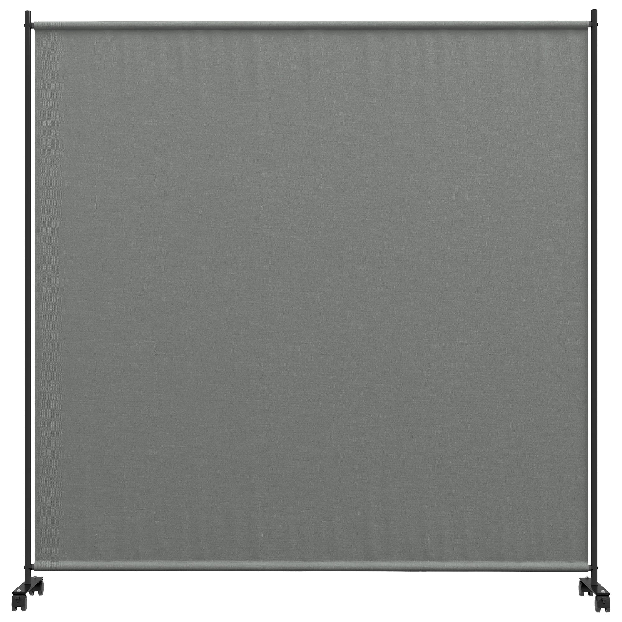 Outdoor Room Divider, Rolling Privacy Screen, 6ft Tall Side Awnings Dark Grey at Gallery Canada