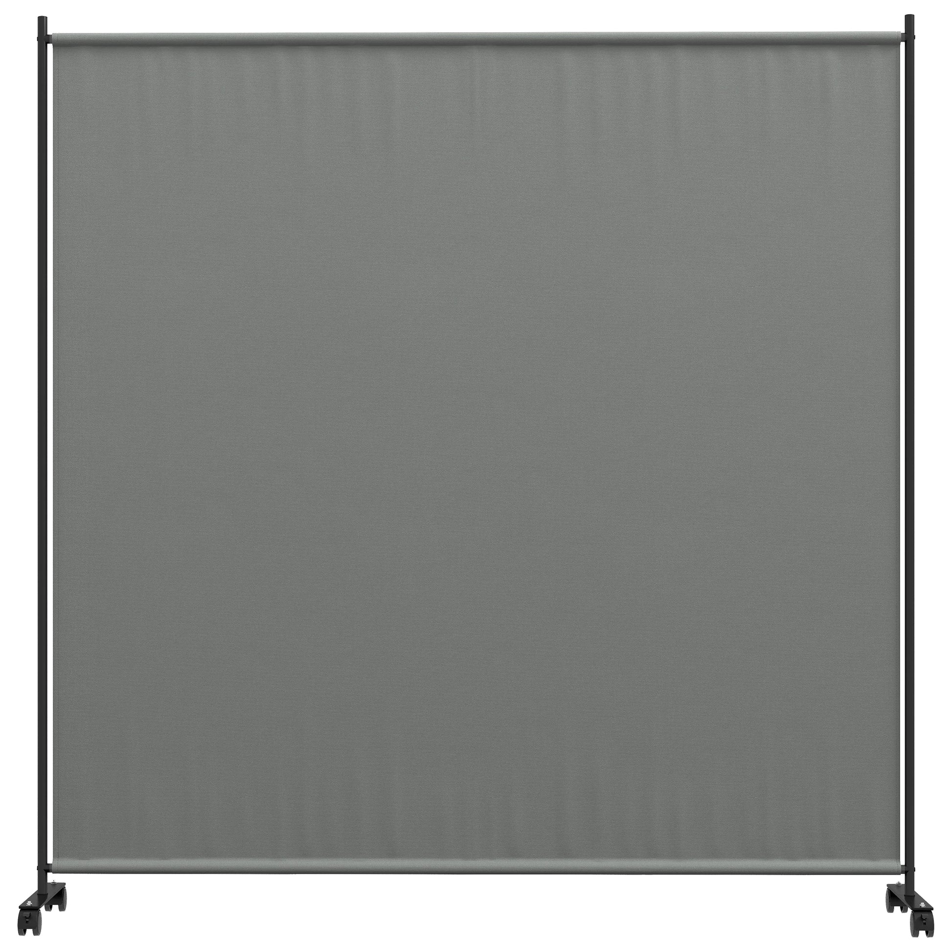 Outdoor Room Divider, Rolling Privacy Screen, 6ft Tall Side Awnings Dark Grey at Gallery Canada