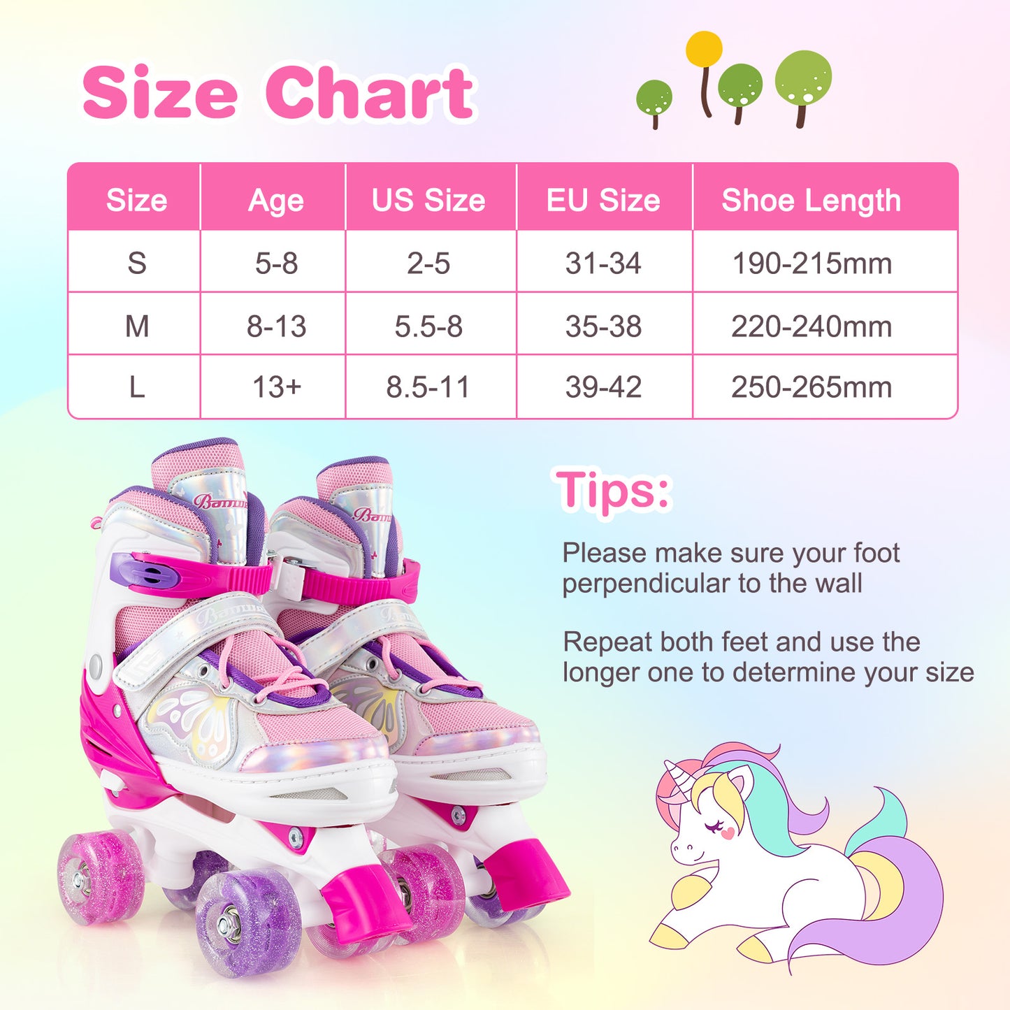 Roller Skates for Teens 4 Sizes Adjustable with Light-up Wheels for Boys Girls Ages 13+, Rose Red Toy Sports at Gallery Canada