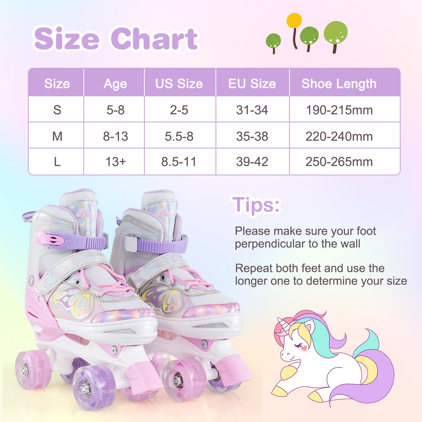 Roller Skates for Teens 4 Sizes Adjustable with Light-up Wheels for Boys Girls Ages 13+, Light Pink Toy Sports at Gallery Canada