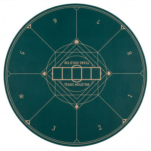 Round Poker Mat, 47