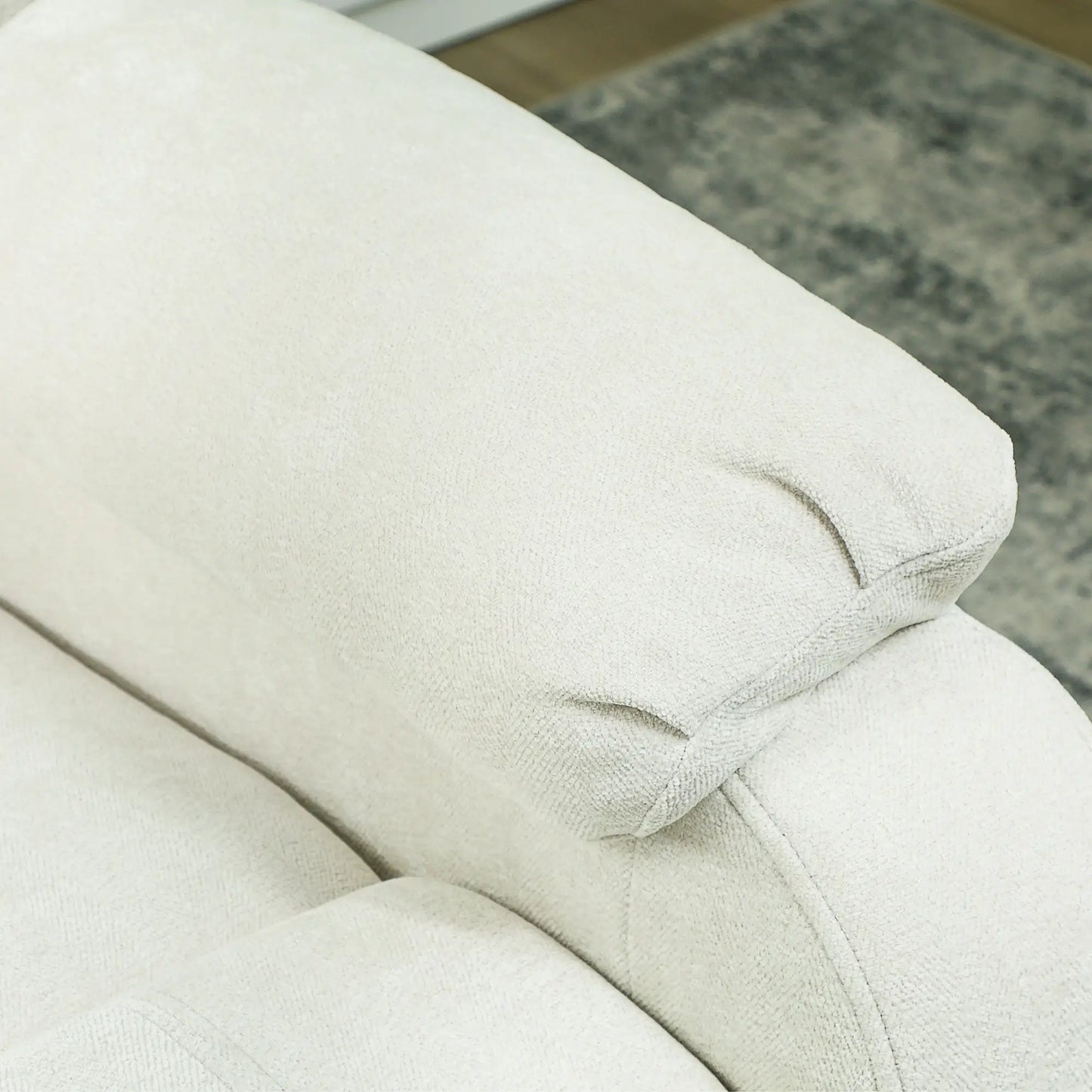 Massage Recliner Chair, Power Recliner, Remote, Pockets, 2 Memory Positions, Beige Single Sofas at Gallery Canada