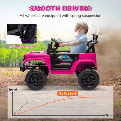 12V Ride On Truck, Electric Car For Kids, Pink Electric Toy Cars at Gallery Canada