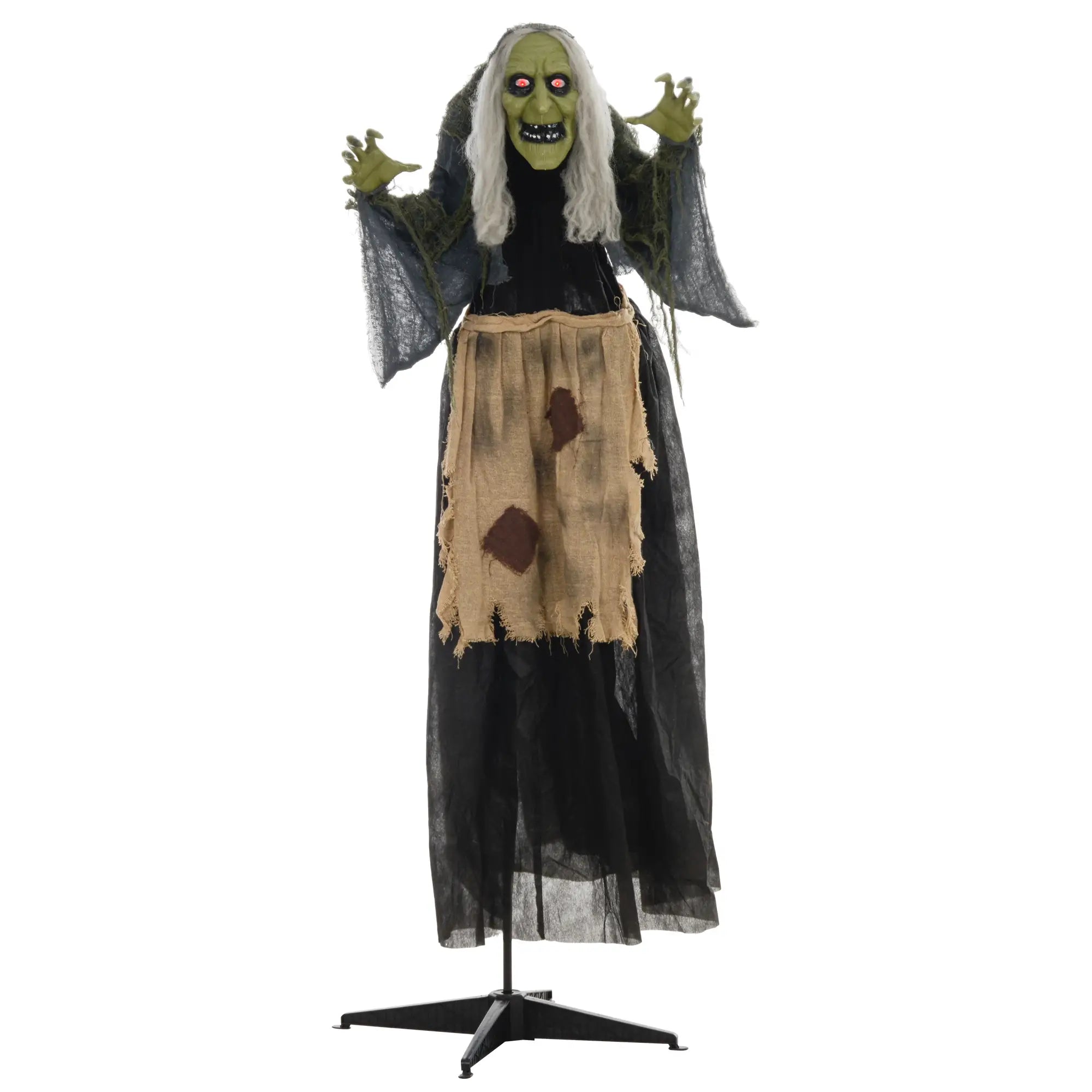 Witch Halloween Animatronic with Sound Activated Halloween Decorations at Gallery Canada