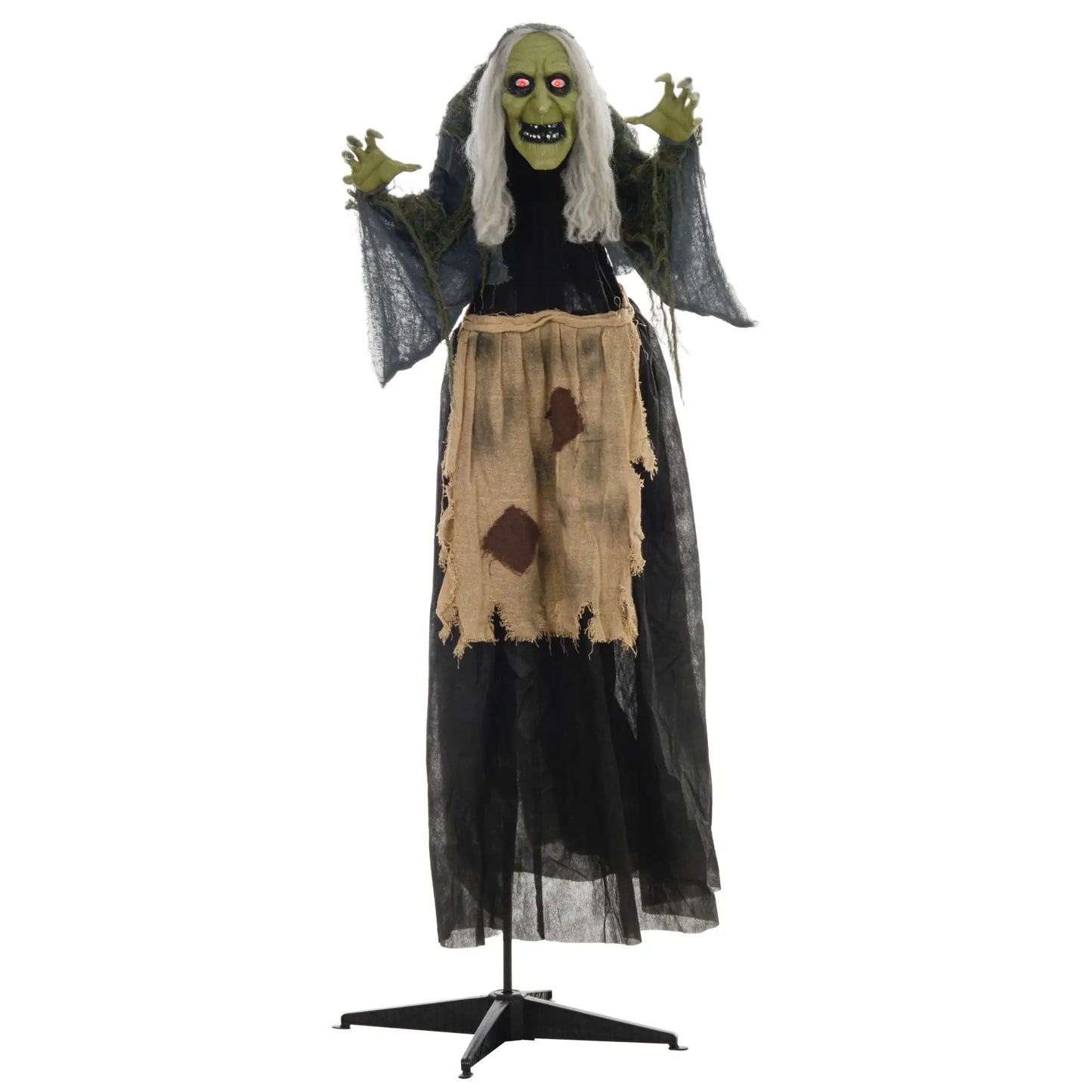 Witch Halloween Animatronic with Sound Activated Halloween Decorations at Gallery Canada
