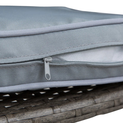 3-Piece Patio Bar Set, Wicker Bistro, PE Rattan Table and Stools, Grey Bistro Sets at Gallery Canada