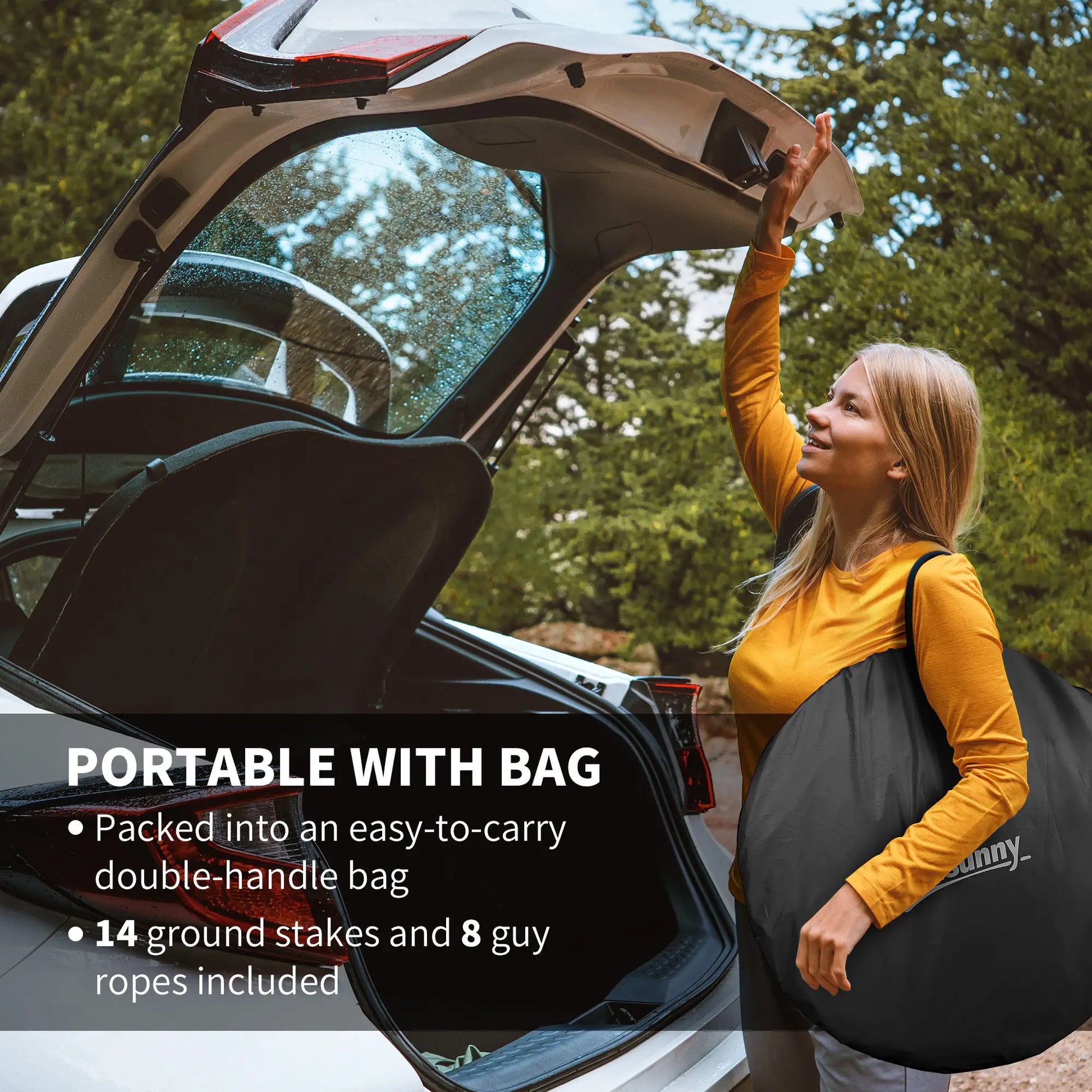 11' x 11.5' Screen Tent, Pop Up Camping Gazebo, Black Pop Up Canopies at Gallery Canada