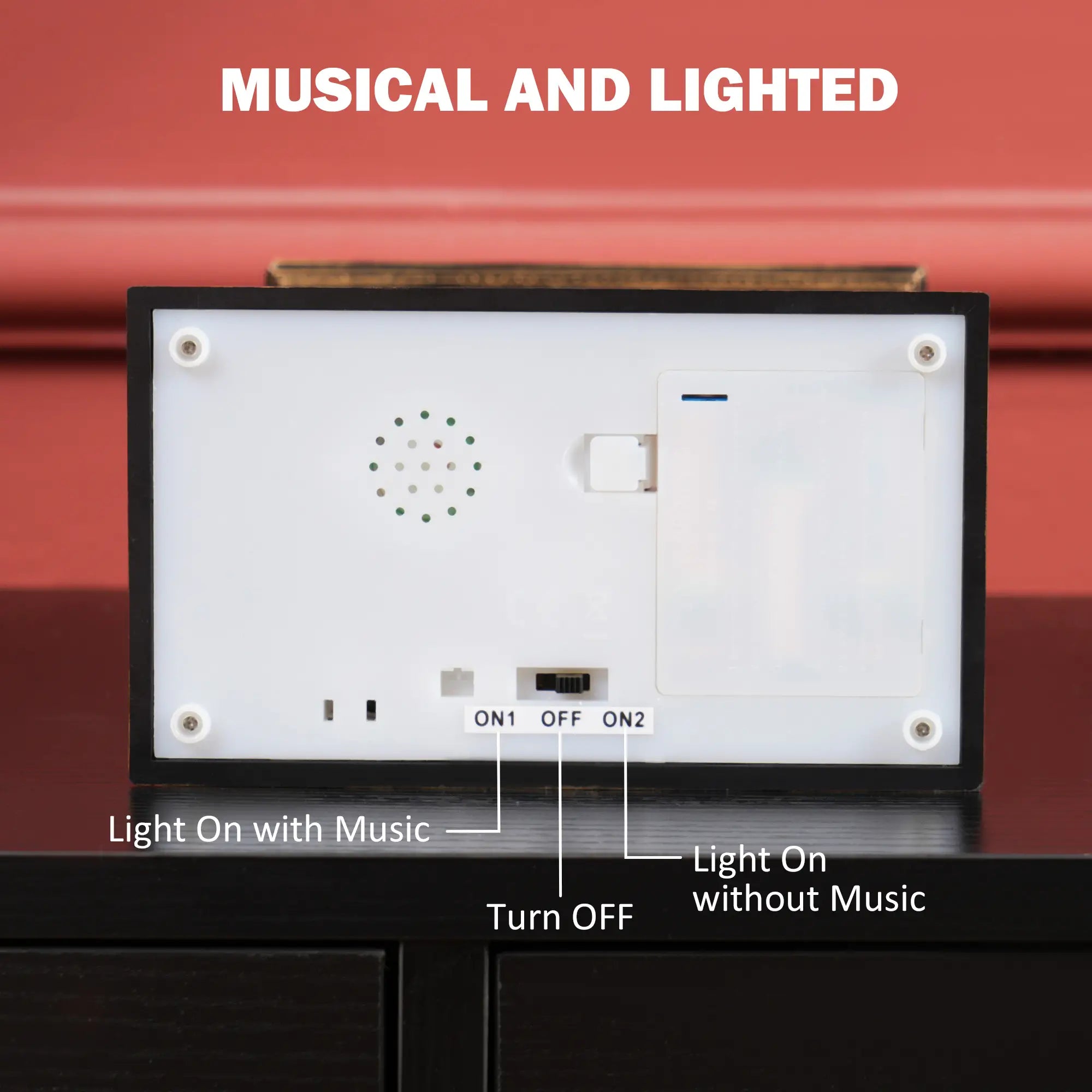 Musical Snow Globe with Lights, Christmas Lantern, Swirling Glitter, Bronze Christmas Village Houses at Gallery Canada