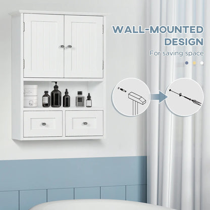 Bathroom Wall Cabinet, Medicine Cabinet, Over Toilet Storage, White Wall Mounted Cabinets at Gallery Canada