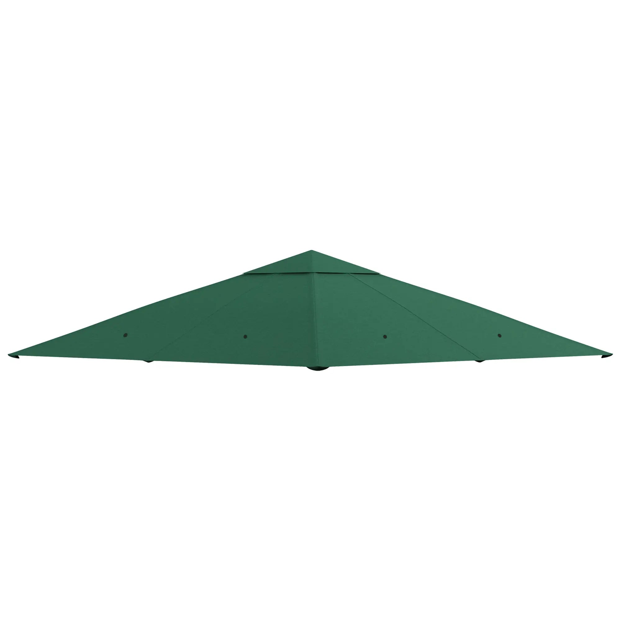 10' x 10' Gazebo Canopy, UV Protected Sun Shade, Green Gazebo Canopy Replacement Green at Gallery Canada