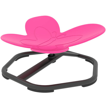 Butterfly Kids Swivel Chair, Non-Slip Sensory Chair, Pink Kids Chairs & Seating Pink, Black at Gallery Canada