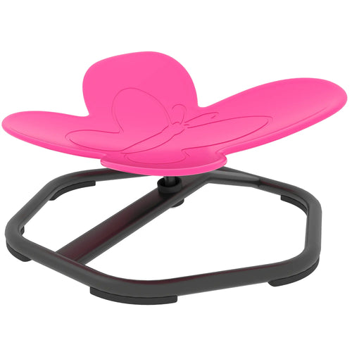 Butterfly Kids Swivel Chair, Non-Slip Sensory Chair, Pink