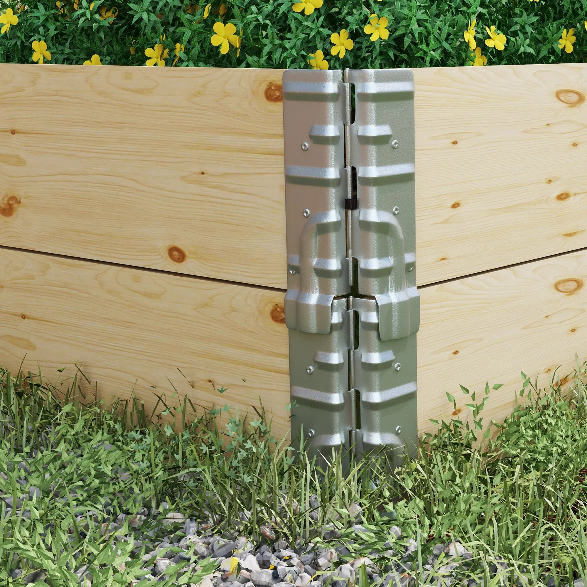 Raised Garden Bed, Foldable Wooden Planter, Outdoor Vegetables, Flowers, Herbs Wooden Planter Boxes at Gallery Canada