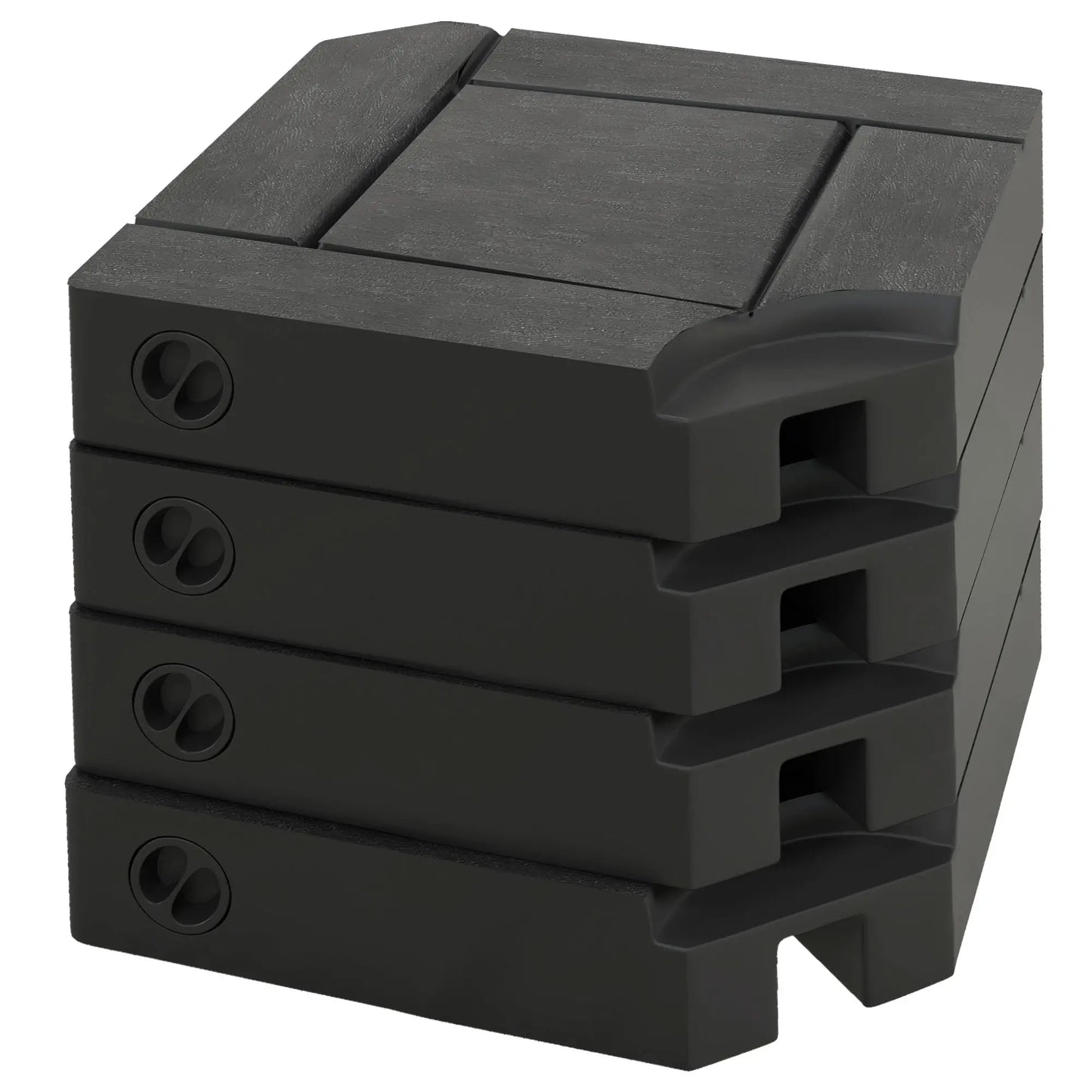 4PCs Patio Umbrella Base, Water or Sand Filled, HDPE Umbrella Bases Black at Gallery Canada