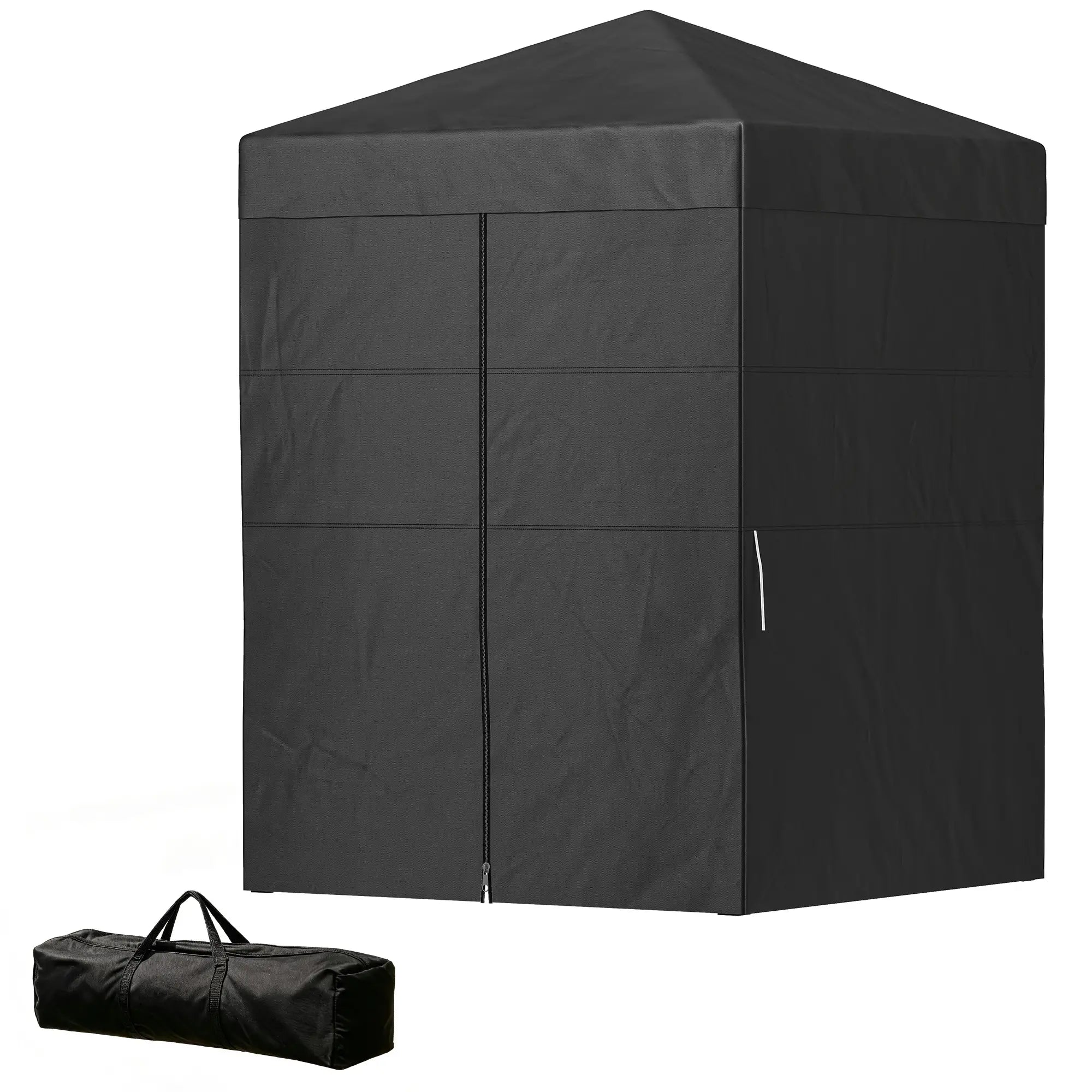 5 x 5 ft Compact Pop Up Canopy Tent, UPF 50+ Changing Room, Black Pop Up Canopies Black at Gallery Canada
