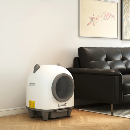 Automatic Cat Litter Box, App Control, Odor Isolation, Safety Protection Cat Litter Box Enclosures at Gallery Canada