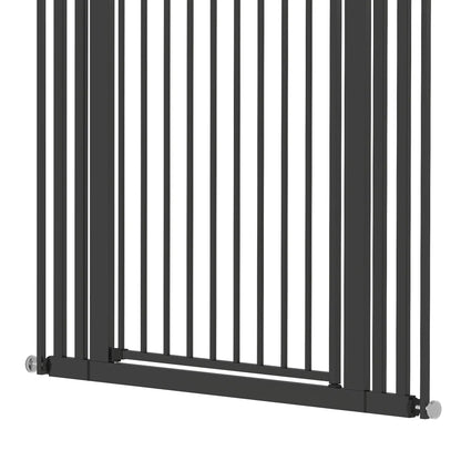 63" Extra Tall Pet Gate, 30-41" Wide Adjustable, Pressure Mounted