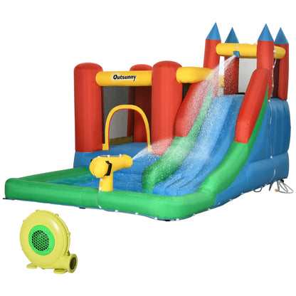 Kids Inflatable Bouncy Castle, Slide, Pool, 11.5' x 8.8' x 7', Multi-color Inflatables at Gallery Canada