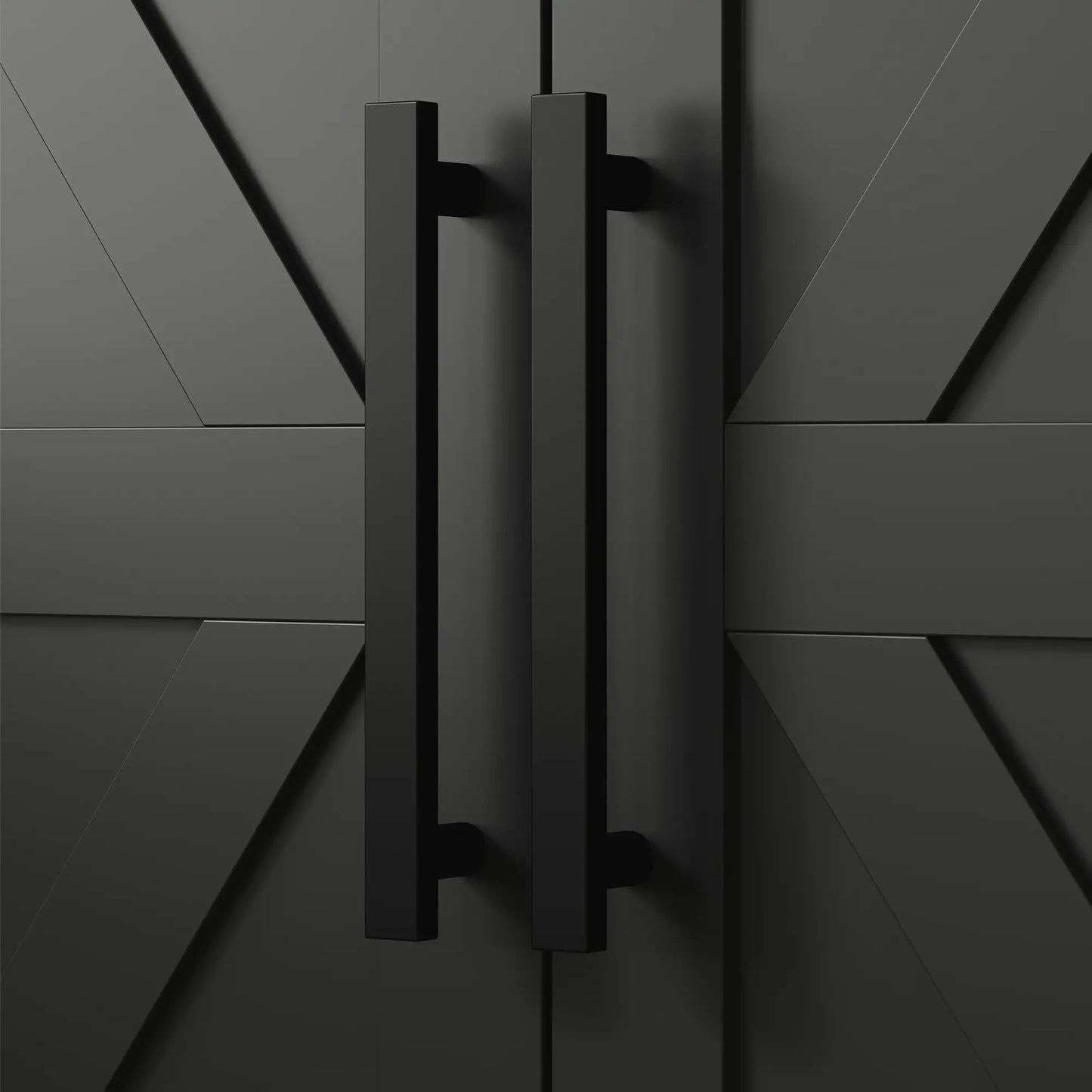 Farmhouse Bathroom Storage Cabinet, Barn Doors, Adjustable Shelf, Black Bathroom Cabinets at Gallery Canada