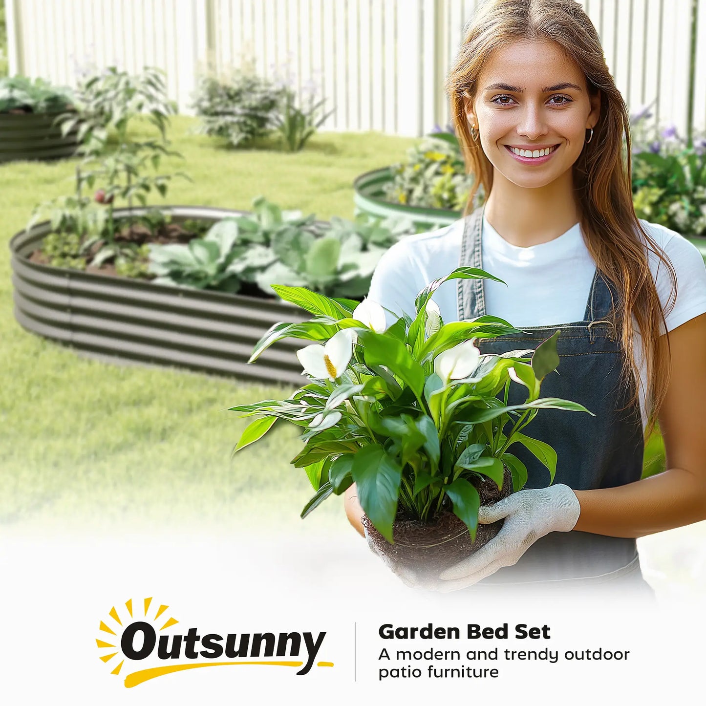 6' x 3' x 1' Galvanized Raised Garden Bed, Dark Grey Outdoor Planter Box, Dark Grey Galvanized Planter Boxes at Gallery Canada
