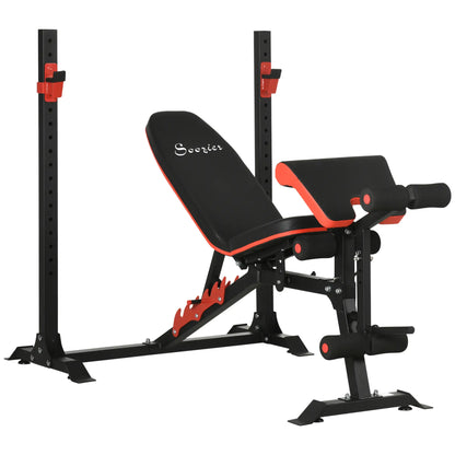 Adjustable Weight Bench With Squat Rack, Preacher Curl Pad, Leg Developer Weight Benches at Gallery Canada