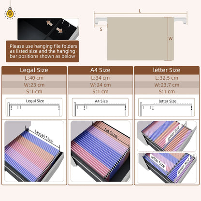 2-Drawer Steel Filing Cabinet on Wheels, Lockable, Adjustable Hanging Bar, White Office Cabinets & Cupboards at Gallery Canada