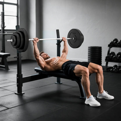 154 lbs Barbell Weight Set, Adjustable Weights, 67" Barbell Bar Dumbbells & Barbells at Gallery Canada