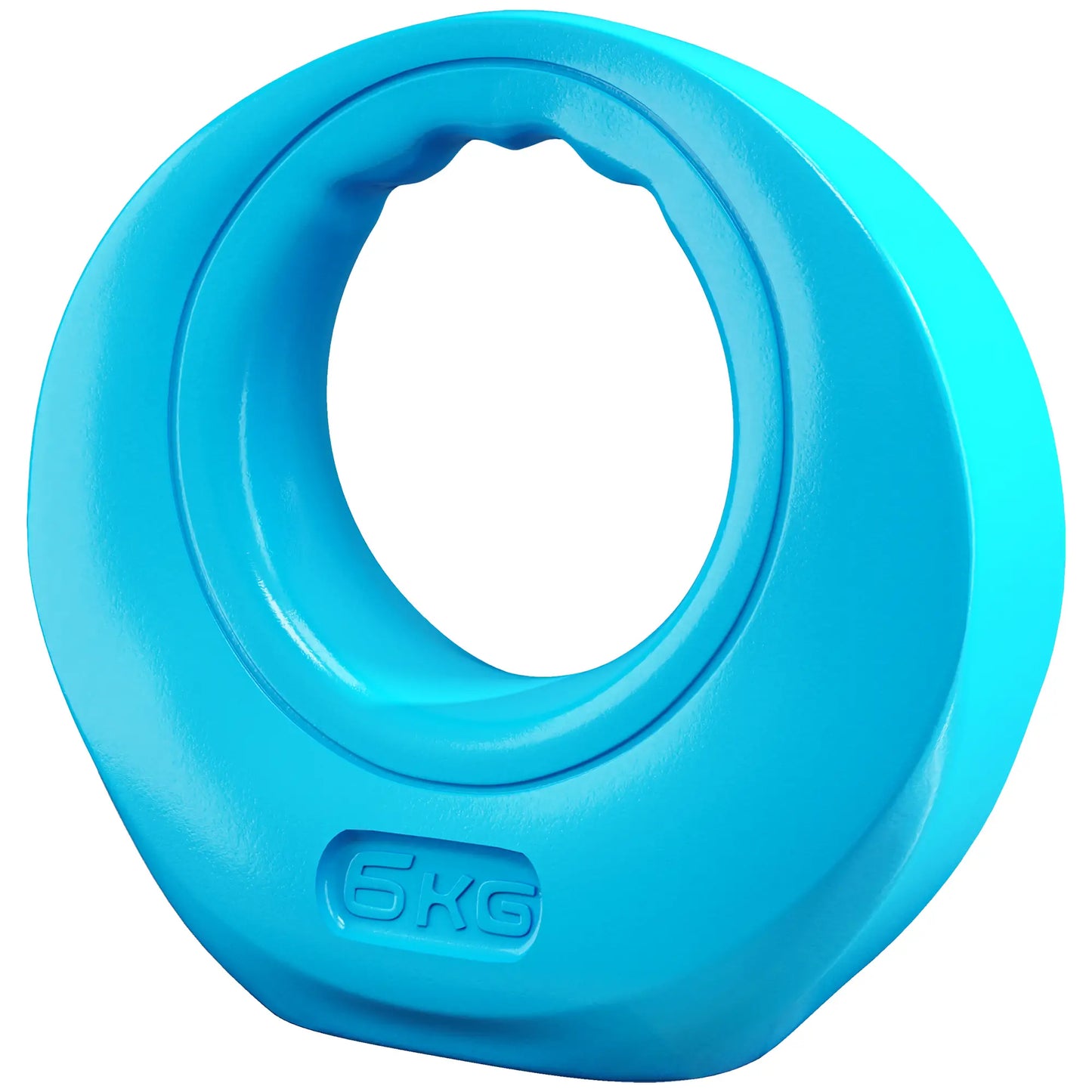 13lbs Kettlebell, Wide Handle, Home Gym Weight Lifting, Light Blue Strength Training Equipment Light Blue at Gallery Canada