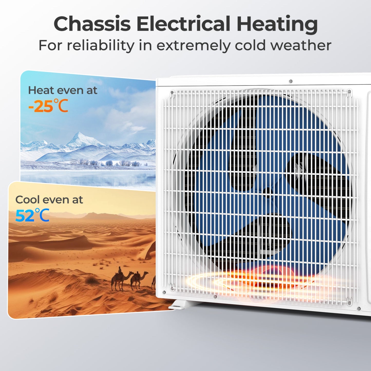 12,000 BTU 24 SEER2 115V Mini Split AC, White
