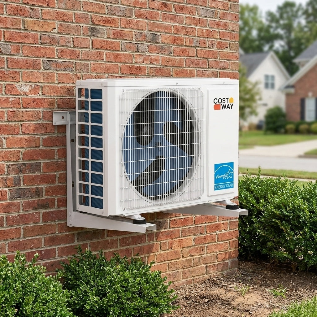 12,000 BTU 24 SEER2 115V Mini Split AC, White