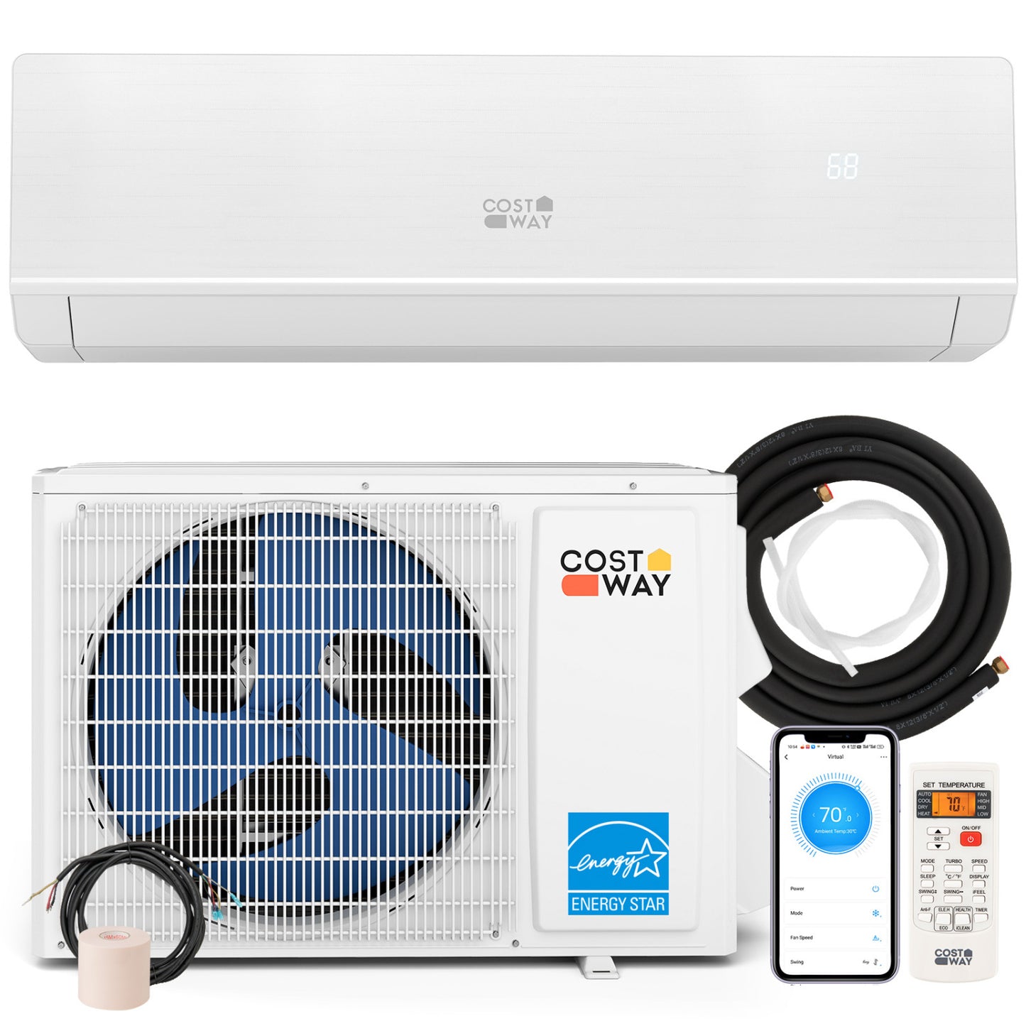 18000 BTU 25 SEER2 Mini Split Heat Pump