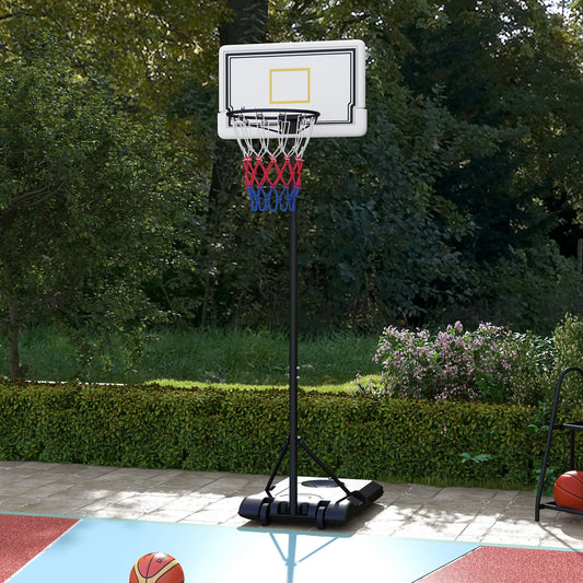 6-7ft Portable Basketball Hoop, Basketball Goal with Wheels and Fillable Base, for Teenagers Youth Adults - Gallery Canada
