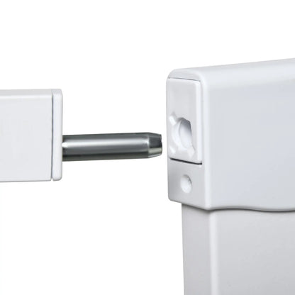 29.5"-40.6" Metal Pet Gate, Auto Closing Door, Double Locking, White Houses, Kennels & Pens at Gallery Canada