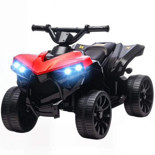 6V Kids ATV, 4 Wheeler Electric Ride on Car, for Ages 3-8, Red Electric Toy Cars Black, Red at Gallery Canada