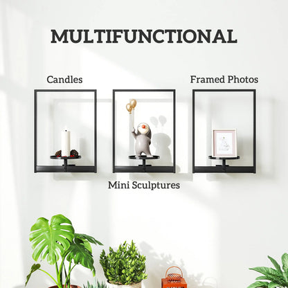 3 Pack Wall Planters, Metal Plant Stand Shelves, Picture Frame Decor Plant Stands at Gallery Canada
