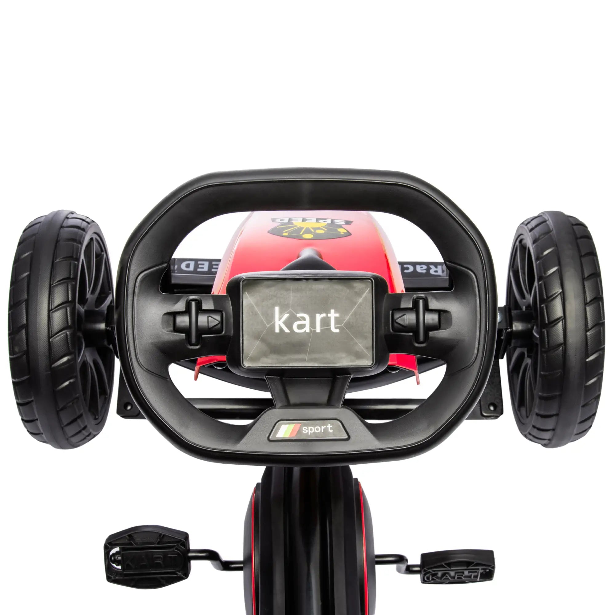 Kids Pedal Go Kart, Swing Axle, Adjustable Bucket, Handbrake, Red Pedal Go Karts for Kids at Gallery Canada