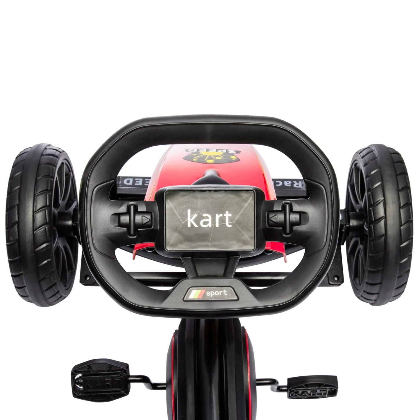Kids Pedal Go Kart, Swing Axle, Adjustable Bucket, Handbrake, Red Pedal Go Karts for Kids at Gallery Canada