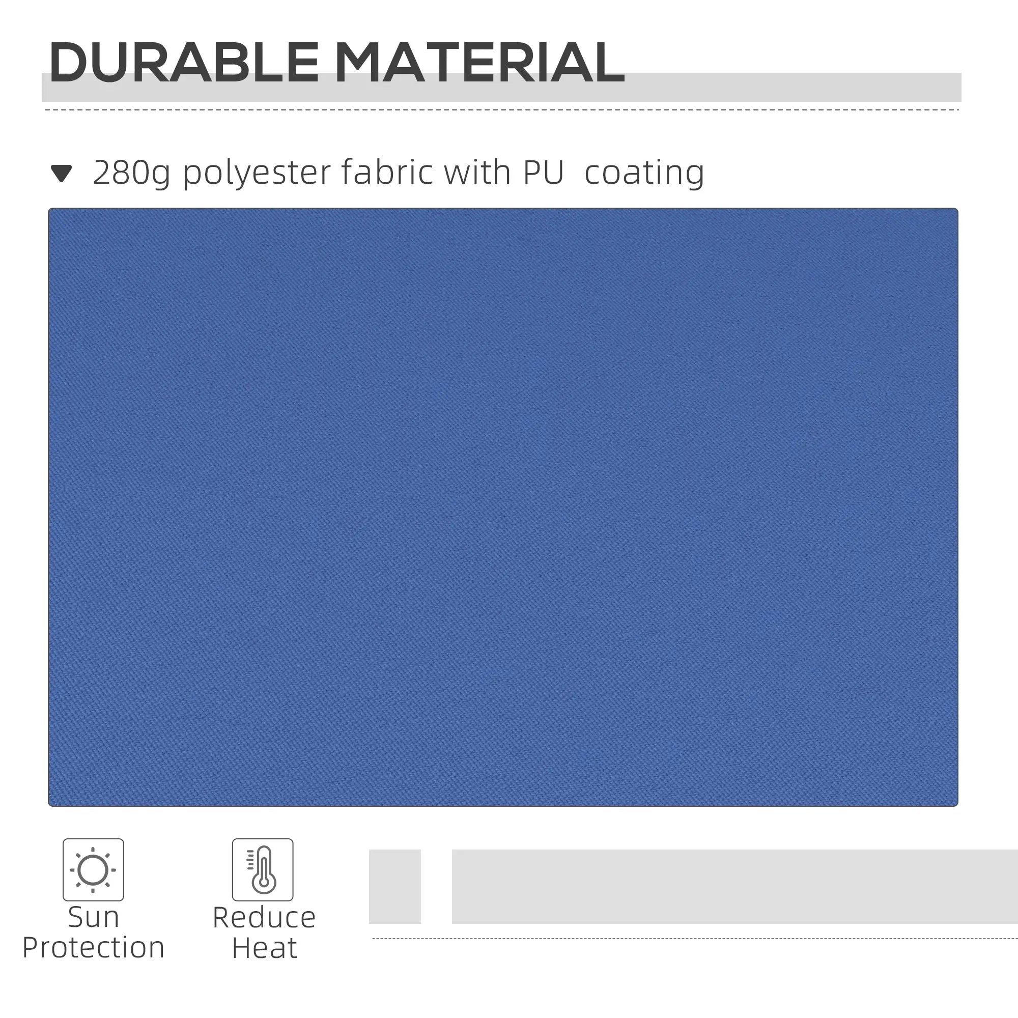 12' x 10' Manual Retractable Awning, Adjustable Sunshade, Dark Blue Patio Awnings at Gallery Canada